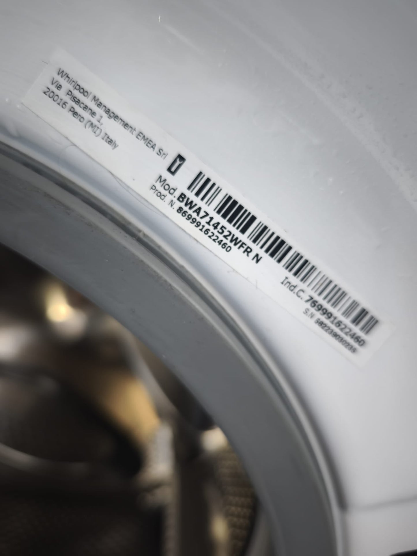 Lave-linge Indesit BIWA 71452 W FR N
