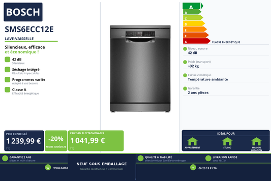 Vignette Lave-Vaisselle Bosch SMS6ECC12E
