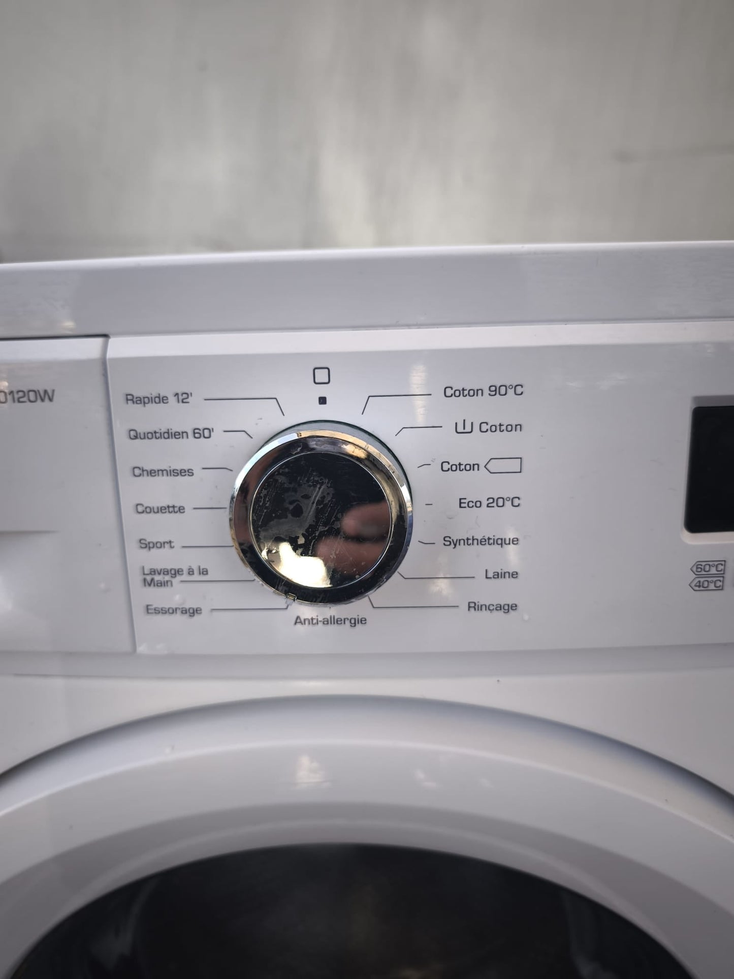 Lave-linge Continental Edison CELL10120W