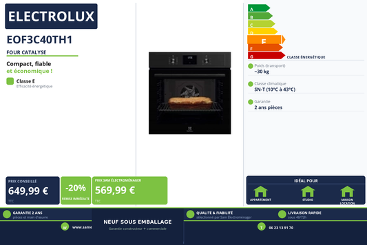 Vignette Four Catalyse Electrolux EOF3C40TH1