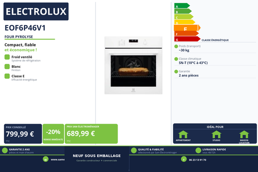 Vignette Four Pyrolyse Electrolux EOF6P46V1