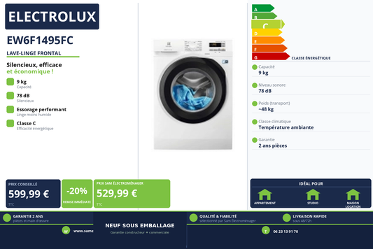 Vignette Lave-Linge Frontal Electrolux EW6F1495FC