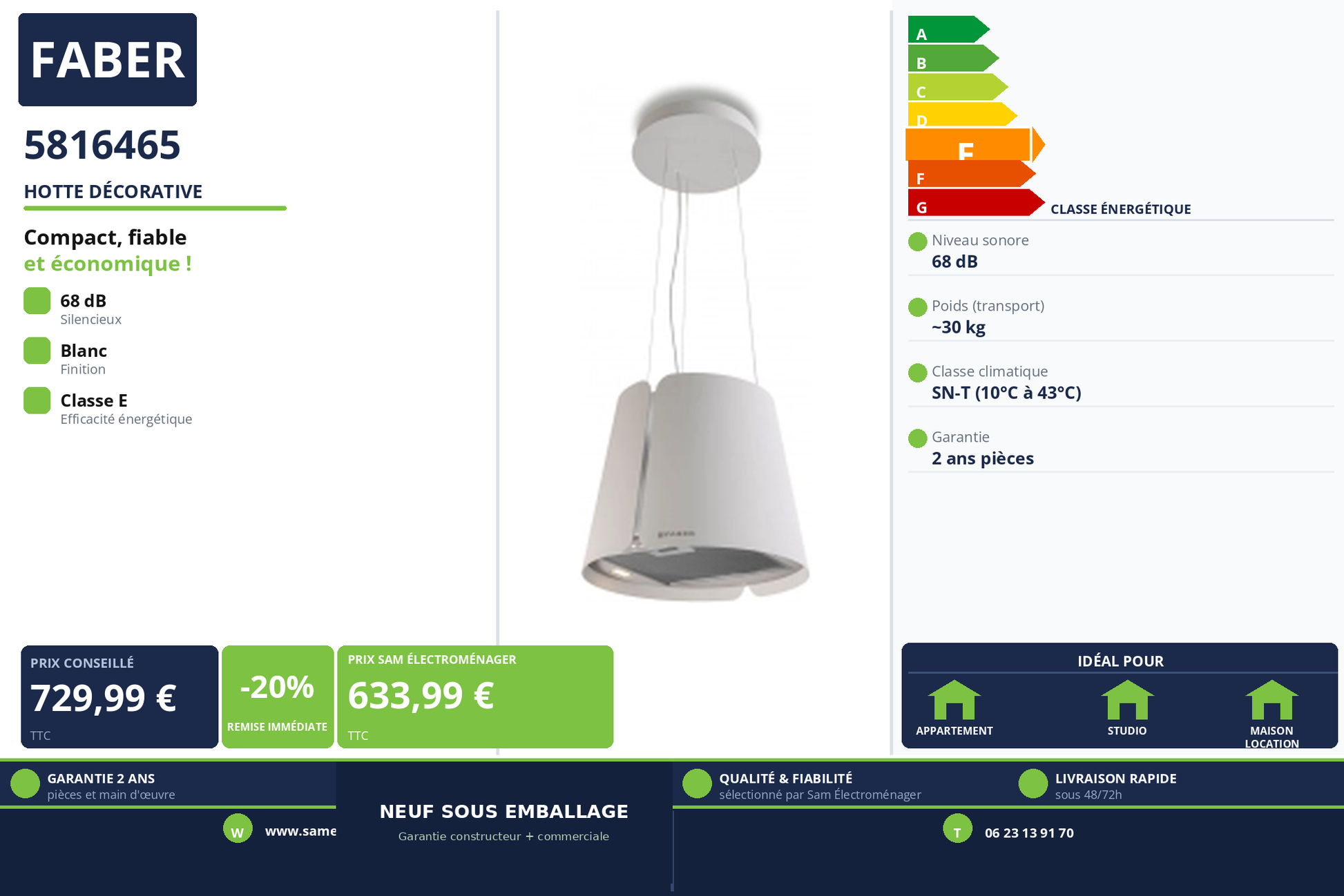Vignette Hotte Décorative Faber 5816465