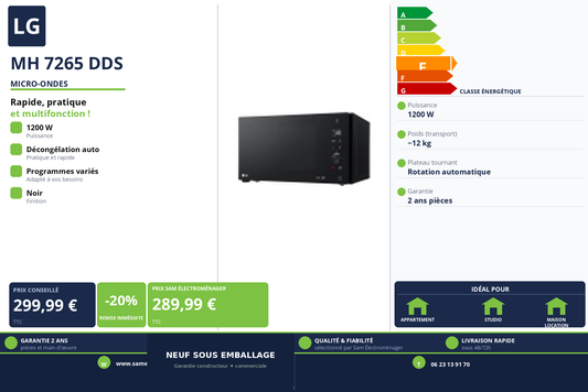 Vignette Micro-Ondes Lg MH 7265 DDS
