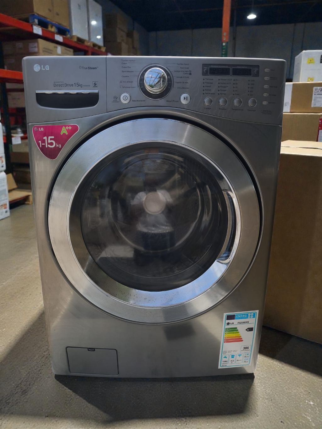 Lave-linge LG Direct Drive 15kg Inverter – Très grande capacité - Photo 1