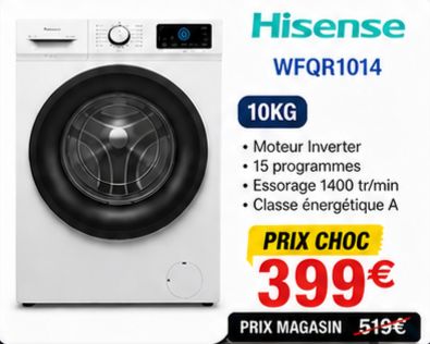 🔹 Hisense WFQR1014 – 10kg - Photo 1