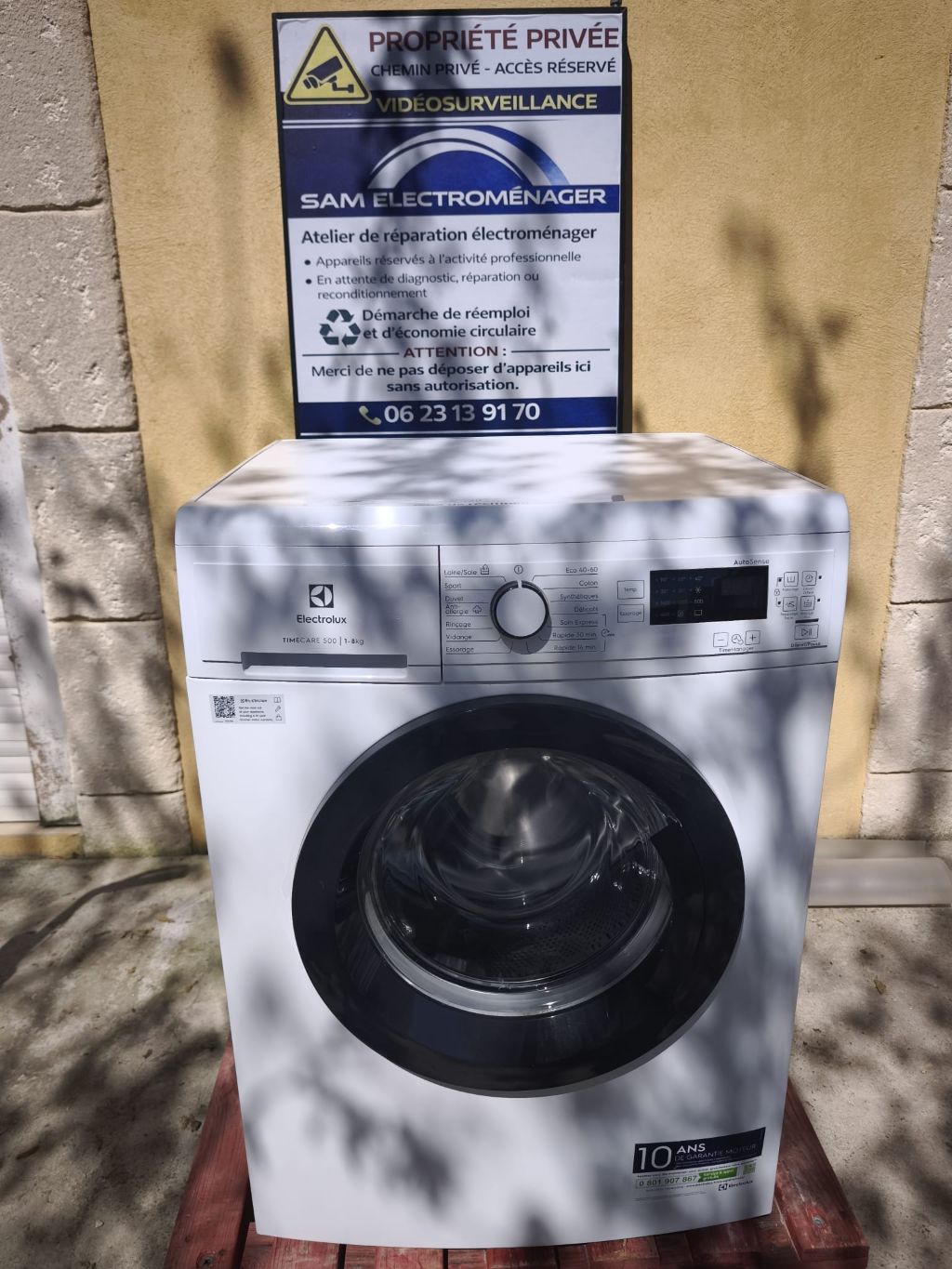 Lave linge Electrolux 8kg - Photo 1