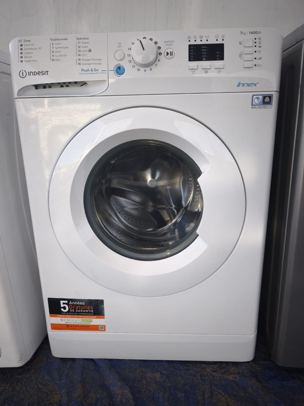 Lave linge Indesit 7kg - Photo 1