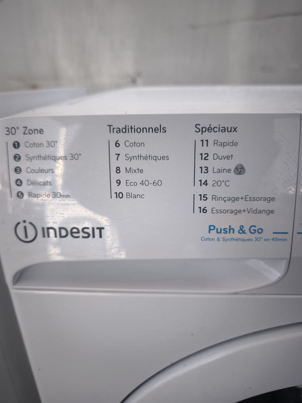Lave linge Indesit 7kg - Photo 2