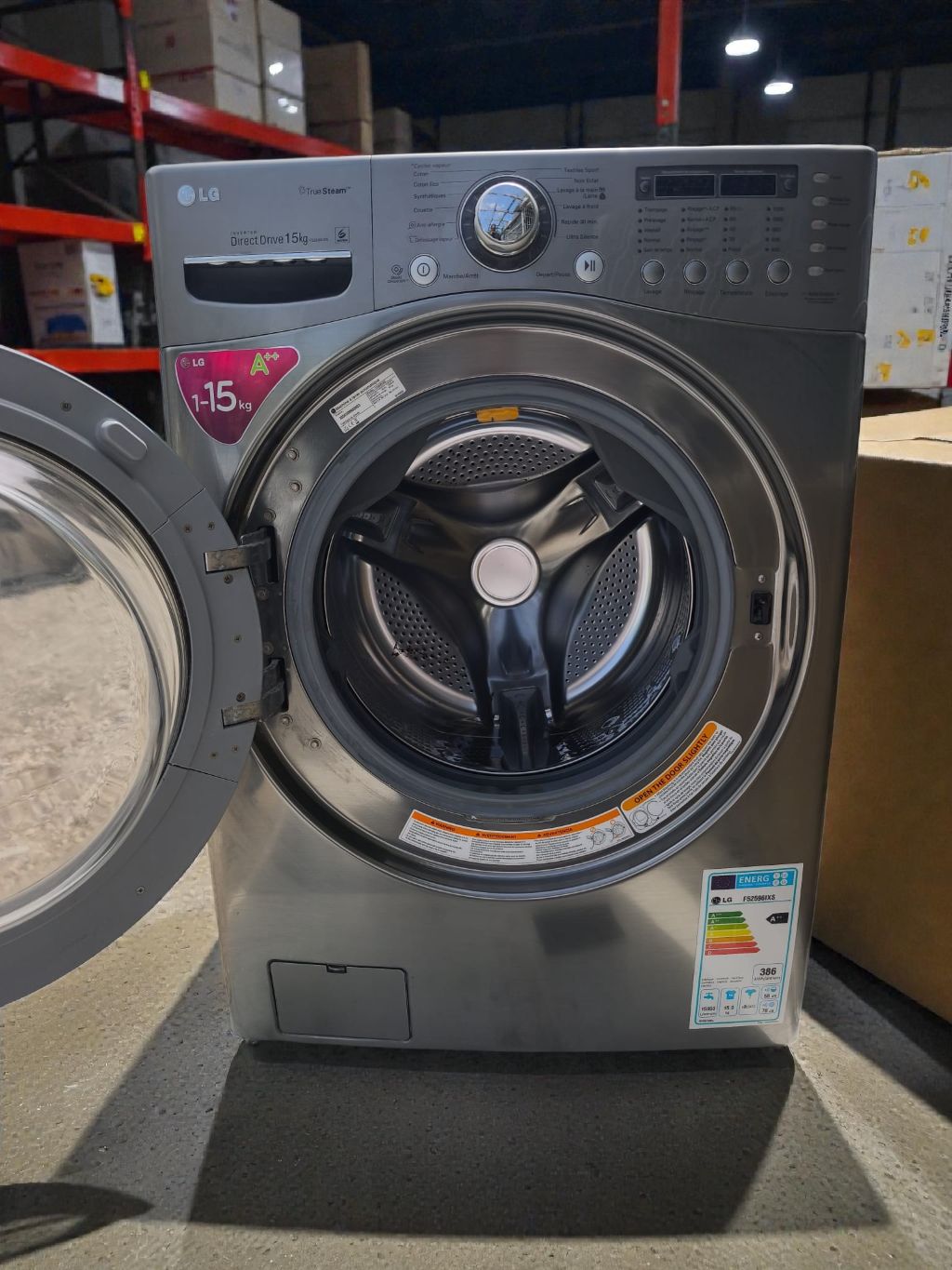 Lave-linge LG Direct Drive 15kg Inverter – Très grande capacité - Photo 2