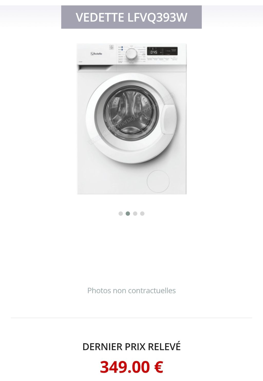 Lave-linge 9 kg - Photo 2