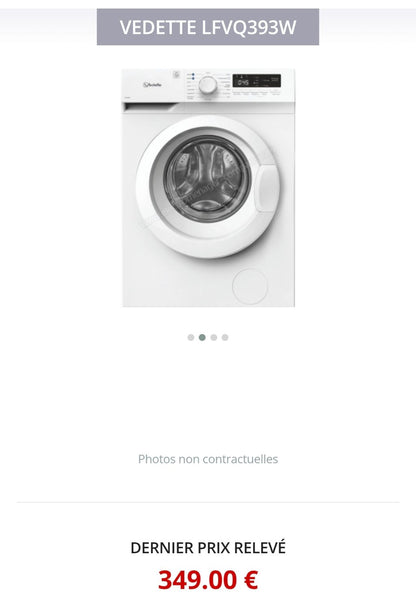 Lave-linge 9 kg - Photo 2