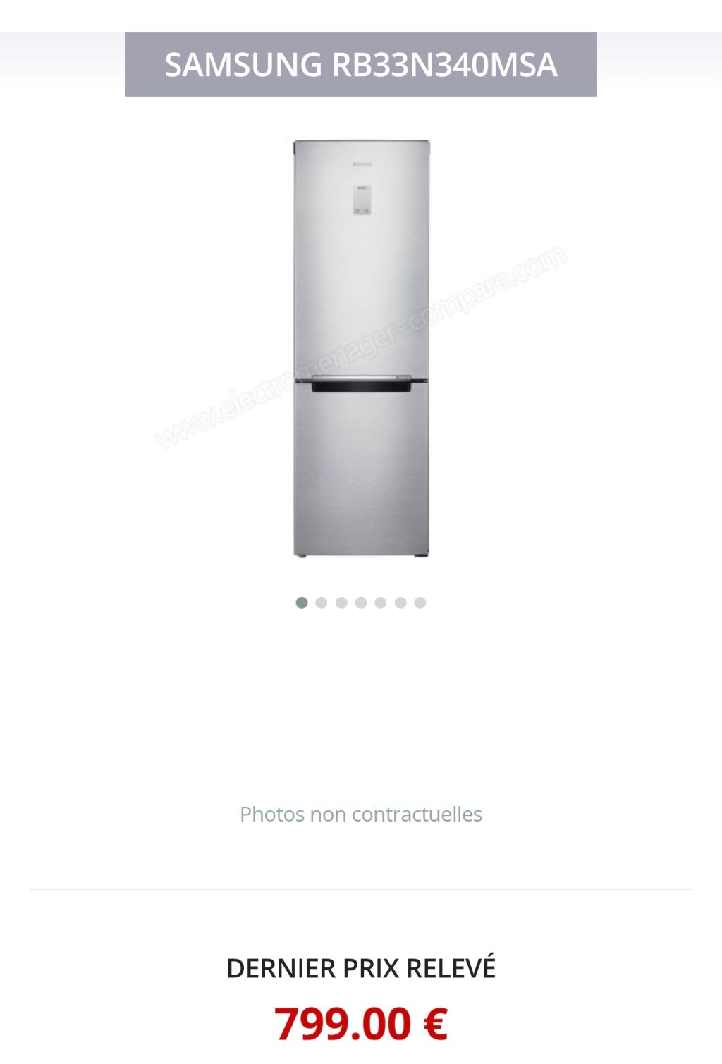 Réfrigérateur combiné Samsung  - Photo 3