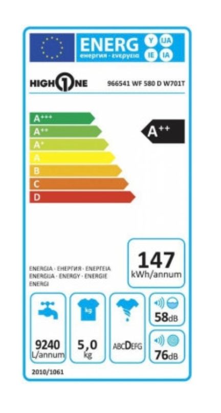 Lave-linge A++ 5kg - Photo 3