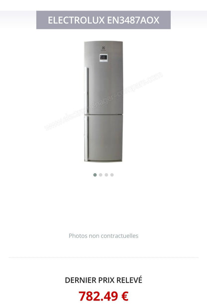 Réfrigérateur Combiné Electrolux EN3487AOX - Photo 3