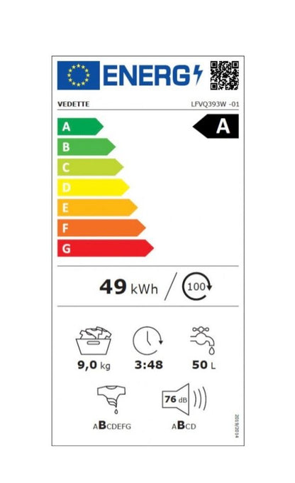 Lave-linge 9 kg - Photo 3