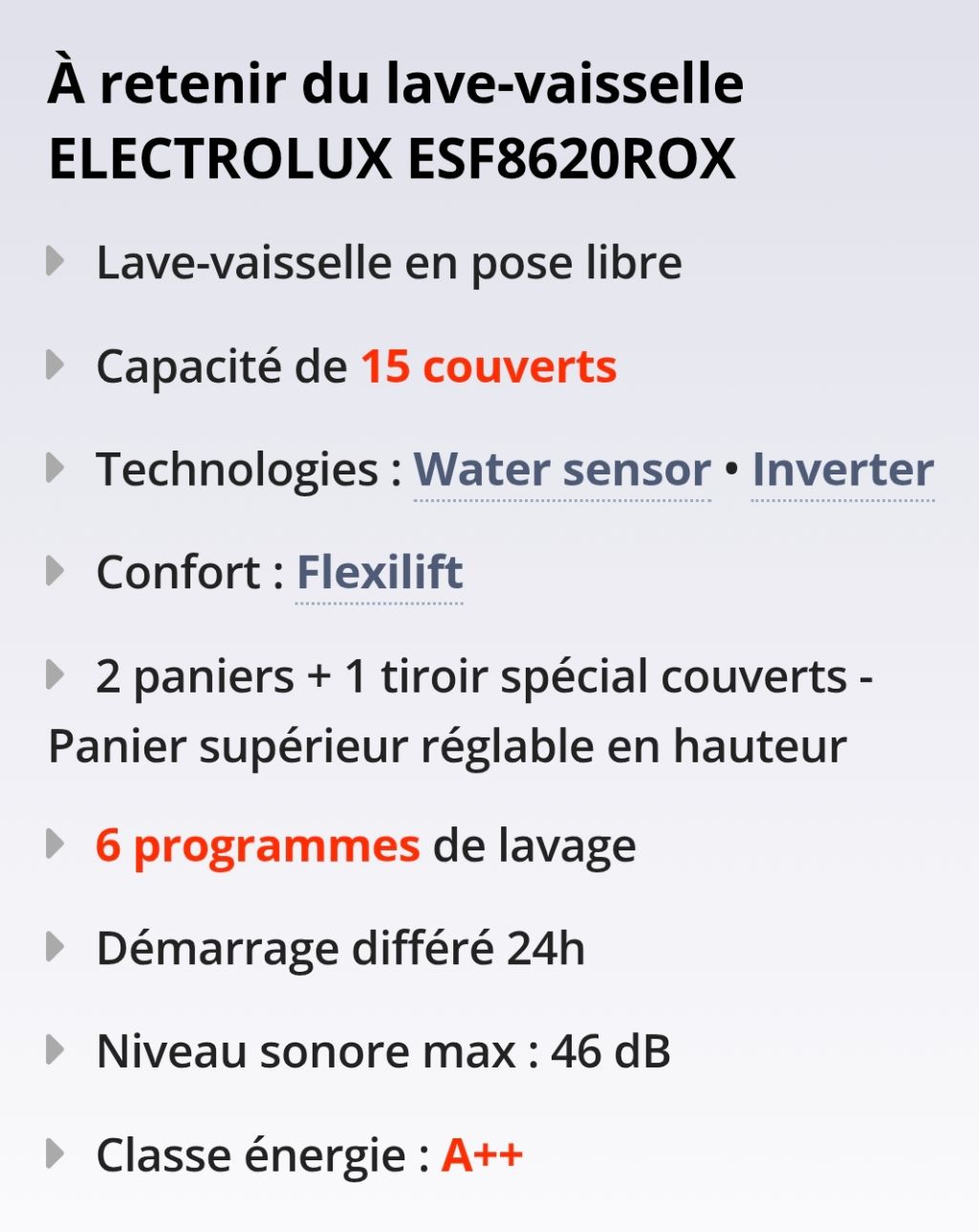 Lave vaisselle Electrolux  - Photo 3