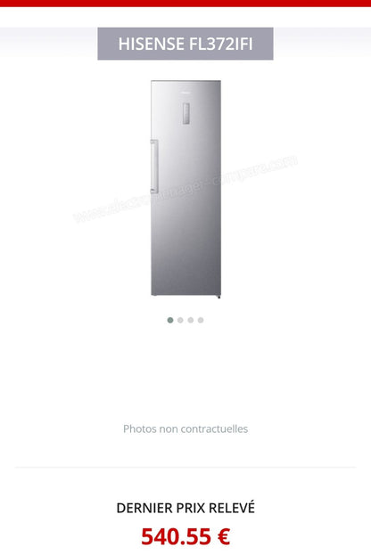 Réfrigérateur une porte froid ventilé 370 litres - Photo 4