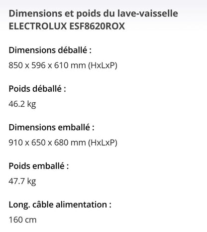Lave vaisselle Electrolux  - Photo 4