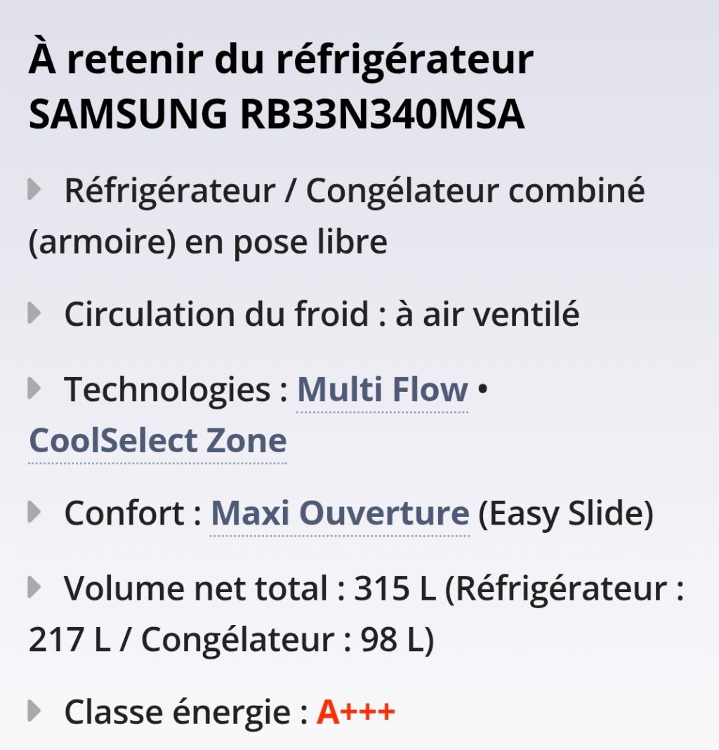 Réfrigérateur combi deux portes A+++ - Photo 4