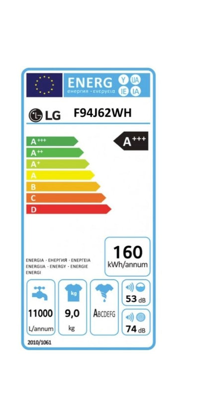 Lave-linge LG 9kg A+++ - Photo 5